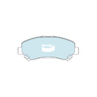 Bendix 4x4 Brake Pad Set Front for Dualis 07-22/X-Trail 07-14 (DB1946-4)