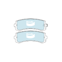 Bendix 4x4 Brake Pad Set Rear for Patrol 01-07 (DB2060-4)