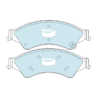 Bendix Heavy Duty Brake Pad Set Front for Ranger 11-22/ BT-50 11-20 (DB2074HD)