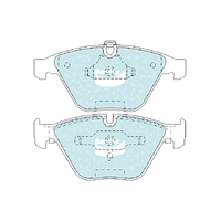 Bendix Heavy Duty Brake Pad Set Front for 3-Series 05-12 (DB2187HD)