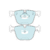 Bendix General CT Brake Pad Set Rear for 5-Series 09-16 (DB2197GCT)