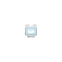 Bendix General CT Brake Pad Set Rear for Alfetta 78-84/5-Series 74-77 (DB3GCT)