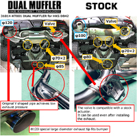 HKS GR SUPRA MKV A90 DUAL MUFFLER CATBACK EXHAUST