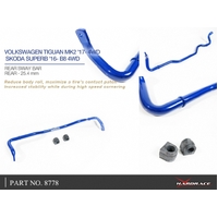 REAR SWAY BAR 25.4MM SKODA, VOLKSWAGEN, GOLF R, KODIAQ, OCTAVIA, SUPERB, TIGUAN, 17-PRESENT, 16-PRESENT, B8 3V 16-PRE