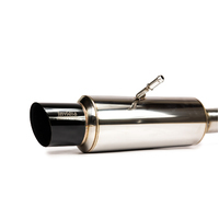 Invidia N1 "Signature Edition" Cat Back Exhaust Non Resonated w/Black Tip for Subaru WRX/STI GD 01-07