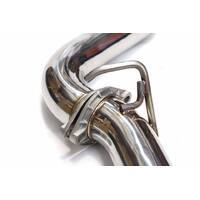 Invidia R400 Cat Back Exhaust w/Ti Straight Cut Tips for Subaru WRX 11-14/STI 08-14 (Hatch)