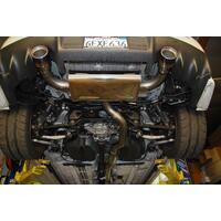 Invidia Q300 Cat Back Exhaust w/Ti Tips for Mitsubishi Evo X CZ4A