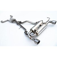 Invidia Gemini Cat Back Exhaust w/SS Rolled Tips for Nissan 370Z Z34 09-20