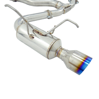 Invidia R400 Cat Back Exhaust w/Ti Tips for Subaru WRX 08-10 Sedan/Forester XT 08-18