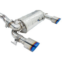 Invidia Q300 Valved Cat Back Exhaust w/Ti Tips for Ford Focus RS Mk3 LZ 16-17