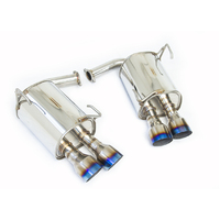 Invidia Q300 Straight Cut Ti Tips suit 2011-19 WRX/STI