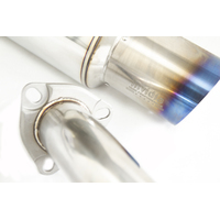 Invidia N1 Single Exit Cat Back Exhaust w/Ti Tip for Honda Civic FC/FK 16-20 1.5T (Excl Centre Exit RS)