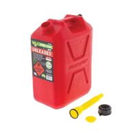 Hulk 4x4 Fast Flow Plastic Fuel Can 10L Unleaded Red