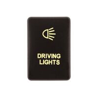 Hulk 4x4 Driving Light Push Button Switch - Amber (Prado/Landcruiser 200 Series 2008+)
