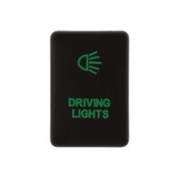 Hulk 4x4 Driving Light Push Button Switch - Green (Prado/Landcruiser 200 Series 2008+)
