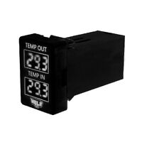 Hulk 4x4 Dual Temperature Meter OE RPL White LED (Late Toyota)