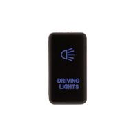 Hulk 4x4 Driving Light Push Button Switch - Blue (Hilux/Landcruiser 100 Series 98-13)