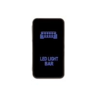 Hulk 4x4 Light Bar Push Button Switch - Blue (Hilux/Landcruiser 100 Series 98-13)