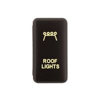 Hulk 4x4 Roof Light Push Button Switch - Amber (Hilux/Landcruiser 100 Series 98-13)