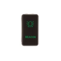 Hulk 4x4 Beacon Push Button Switch - Green (Hilux/Landcruiser 100 Series 98-13)