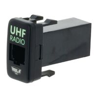 Hulk 4x4 RJ45 UHF Socket OE RPL Green LED (Early Toyota)