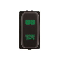 Hulk 4x4 Work Light Push Button Switch- Green (Pajero/Triton 02-15)