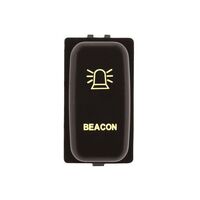 Hulk 4x4 Beacon Push Button Switch - Amber (Pajero/Triton 02-15)