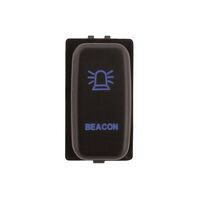 Hulk 4x4 Beacon Push Button Switch - Blue (Pajero/Triton 02-15)