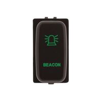 Hulk 4x4 Beacon Push Button Switch - Green (Pajero/Triton 02-15)