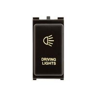 Hulk 4x4 Driving Light Push Button Switch - Amber (Pathfinder/Navara 05-18)
