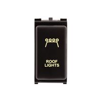 Hulk 4x4 Roof Light Push Button Switch - Amber (Pathfinder/Navara 05-18)