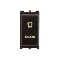 Hulk 4x4 Beacon Push Button Switch - Amber (Pathfinder/Navara 05-18)