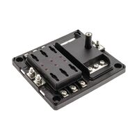 Hulk 4x4 6 Way Fuse Box ATS Standard Blade Fuse Bus Bar & LED Fault