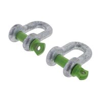 D Shackle 8mm - 2 Pack