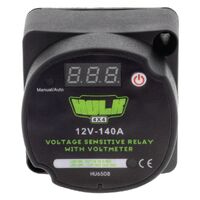 Hulk 4x4 VSR & Voltmeter 140Amp 12V Cut In 13.3V Cut Out 12.8V