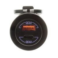 Hulk 4x4 Quick Charge QC3.0 & QC4.0 Dual USB Socket