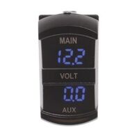 Hulk 4x4 Switch Size Dual Voltmeter