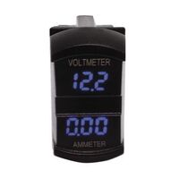 Hulk 4x4 Switch Size Dual Voltmeter & Ammeter