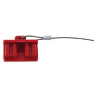 Hulk 4x4 Pkt 1 Red Plastic Cover T/S 50Amp Connector w/ Steel Loop