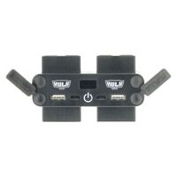 Hulk 4x4 4-Way 12/24V DC Power Adaptor 4x 50A Plugs USB's and Voltmeter Touch Switch