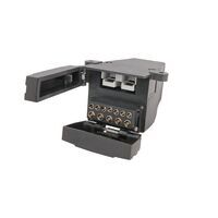 Hulk 4x4 12 Pin Flat Trailer Socket W/ Led Light & 50a Anderson Style