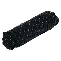 Hulk 4x4 Reflective Rope 15 Metres Black 60Kgs Working Load