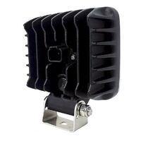 Hulk 4x4 LED SQUARE WORKLAMP FLOOD BEAM 60 Deg 9-36V 24W 24 LEDs BLACK