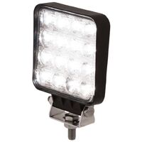 Hulk 4x4 LED Square Worklamp Flood Beam 10-30V 48Watt 16 LEDs Blck Abs