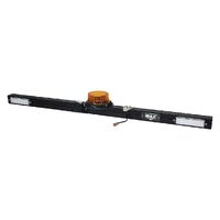 Hulk 4x4 Minebar 1275mm 12/24V Amb LED Beacon 97Db Alrm 2xLED Combo