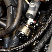 IAG Performance Performance 0-100 PSI Liquid Filled Fuel Pressure Gauge - Black Face