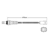 PAT Premium Oxygen Sensor - Post Cat FOR (350Z 07-09/370Z 09-14) EGO-550