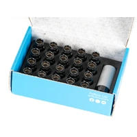 PRL Motorsports Lug Nuts Set of 20 w/Socket - 12x1.5mm Universal Fit
