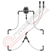 PSR/Raceworks Parallel Fuel Rail Kit Suit 6AN FPR w/Teflon Hose No FPR PSR-RWH-002