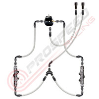 PSR/Raceworks Parallel Fuel Rail Kit  Bottom FPD Port PSR-RWH-297